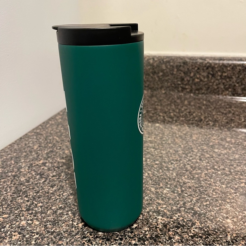 Starbucks NWT Green Heritage 1971 Insulated Tumbler 16oz - Picture 3 of 7
